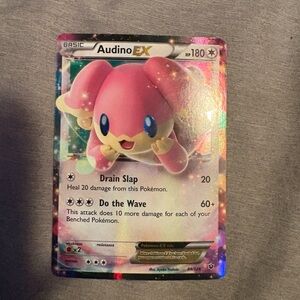 Audino Holographic Pokémon card